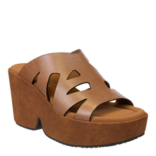 NAKED FEET - BRIO in BROWN Heeled Sandals
