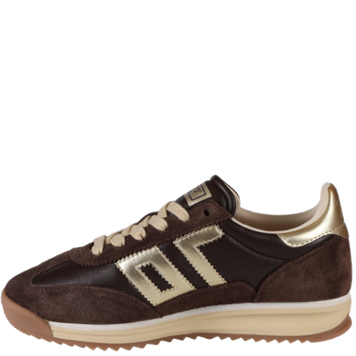 Jogger N Sneakers in Black & Gold