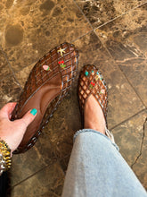Jelly Flat - Brown with Charms