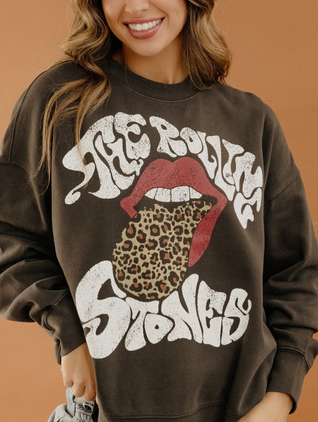 Rolling Stones Leopard Sweatshirt