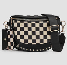 Checkered Cross Body