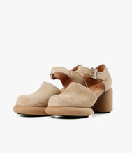 ALL BLACK FOOTWEAR MOD Jane Heel - Taupe Suede