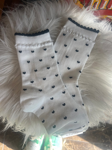 Black Heart Socks