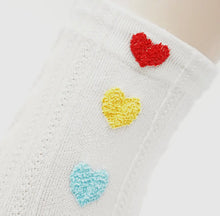 Multi Heart Socks
