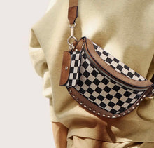 Checkered Cross Body