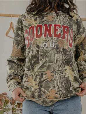 OU Sooners Camo Sweatshirt