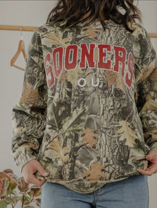 OU Sooners Camo Sweatshirt