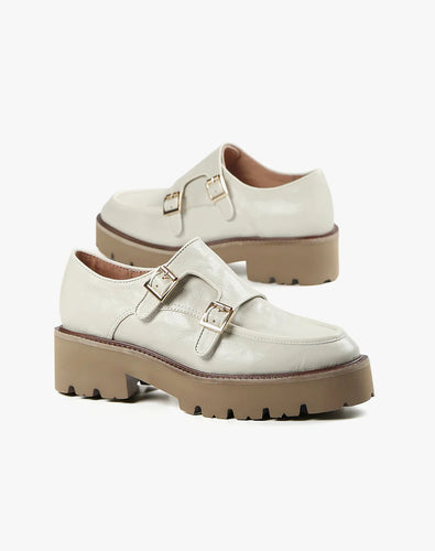 ALL BLACK FOOTWEAR Wide Belt Lugg - Light Grey