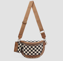 Checkered Cross Body