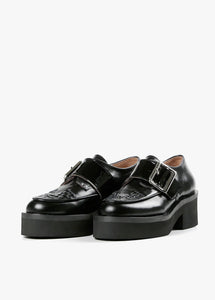 ALL BLACK FOOTWEAR Woven Solid Lugg - Black