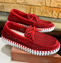 Ilse Jacobsen Tulip 3074 Boat Shoe - Deep Red