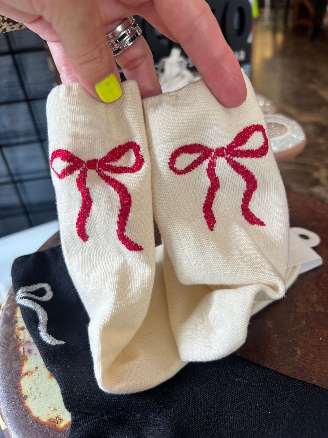 Ribbon Socks