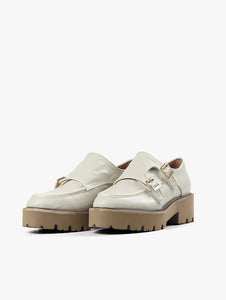 ALL BLACK FOOTWEAR Wide Belt Lugg - Light Grey