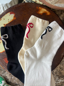 Ribbon Socks