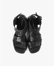 ALL BLACK FOOTWEAR Cross & Band Softy Sandal - Black