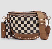 Checkered Cross Body