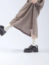 ALL BLACK FOOTWEAR Woven Solid Lugg - Black