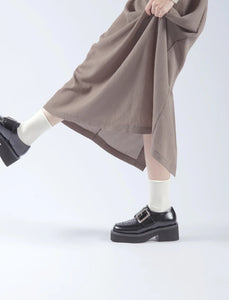 ALL BLACK FOOTWEAR Woven Solid Lugg - Black