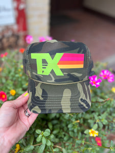 TX Camo Trucker Hat