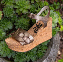 OTBT - CHARLESTON in GOLD Wedge Sandals