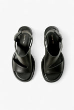 All Black Cylinder Heel - Black