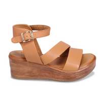 Wynter Wedge Sandal - Brandy