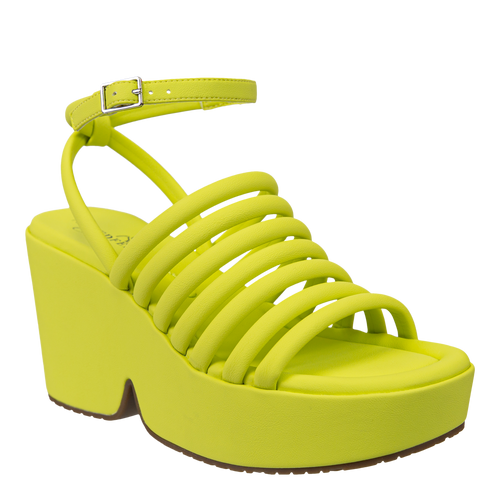 NAKED FEET - ANTIPODE in YELLOW Heeled Sandals