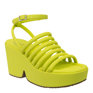 NAKED FEET - ANTIPODE in YELLOW Heeled Sandals
