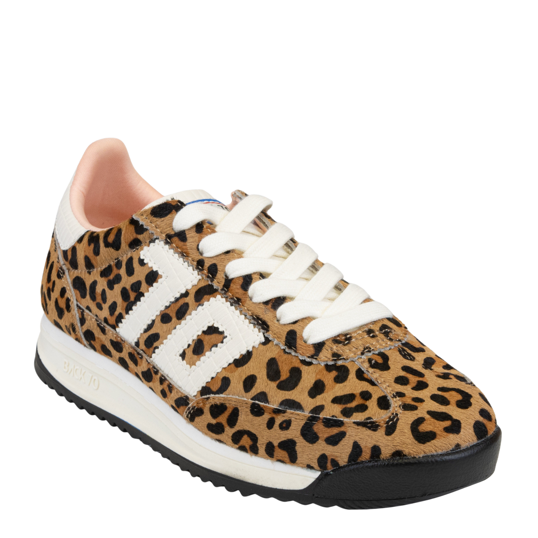 BACK 70 - BARKLEY JOGGER in LEOPARD CAMEL WHITE Sneakers