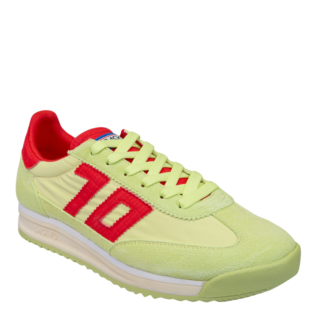 BACK 70 - BARKLEY JOGGER in LIGHT YELLOW RED Sneakers