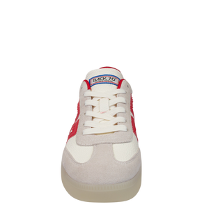 BACK 70 - BOSTON 2502 in WHITE RED Sneakers