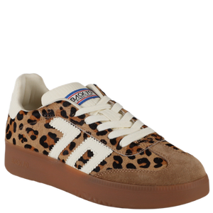 BACK 70 - BOSTON P in LEOPARD CUOIO MILK