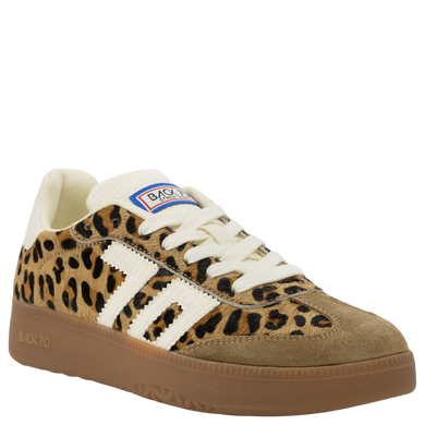 BACK 70 - BOSTON P in LEOPARD CUOIO MILK Sneakers