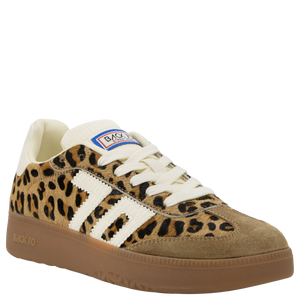 BACK 70 - BOSTON P in LEOPARD CUOIO MILK Sneakers