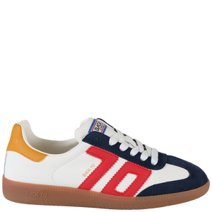 BACK 70 - CLOUD in WHITE BLUE RED Sneakers