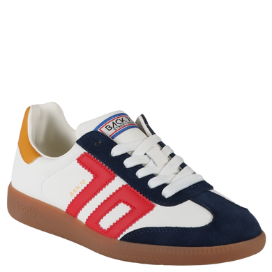 BACK 70 - CLOUD in WHITE BLUE RED Sneakers