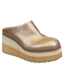 NAKED FEET - COACH in GOLD Platform Clogs