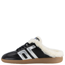 BACK 70 - EASTER FL in BLACK SILVER Backless Sneakers