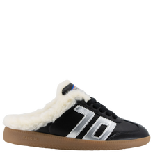 BACK 70 - EASTER FL in BLACK SILVER Backless Sneakers