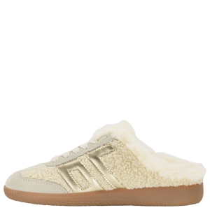 BACK 70 - EASTER FL in BUTTER GOLD Backless Sneakers