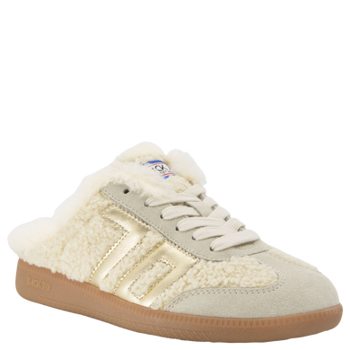 BACK 70 - EASTER FL in BUTTER GOLD Backless Sneakers