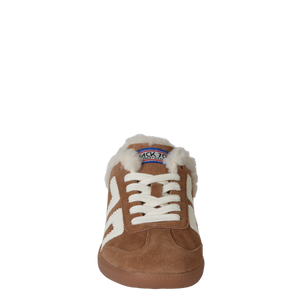 BACK 70 - EASTER FL in TOBACCO WHITE Backless Sneakers