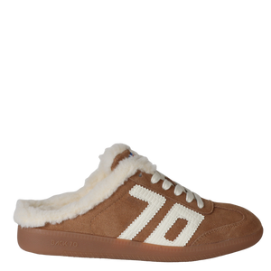 BACK 70 - EASTER FL in TOBACCO WHITE Backless Sneakers