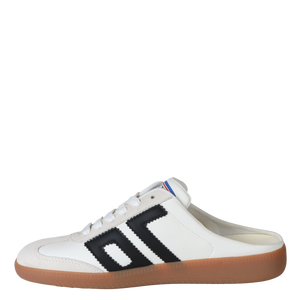 BACK 70 - EASTER in WHITE BLACK Backless Sneakers