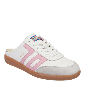 BACK 70 - EASTER in WHITE PINK Backless Sneakers