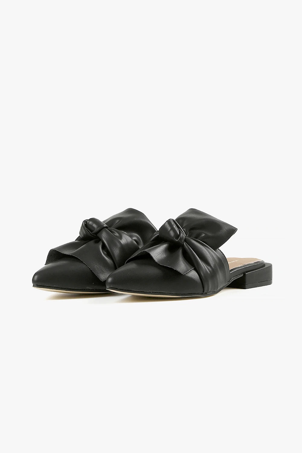 ALL BLACK Fold & Knot Slide