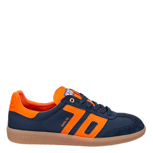 BACK 70 - GHOST in NAVY ORANGE Sneakers