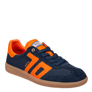 BACK 70 - GHOST in NAVY ORANGE Sneakers