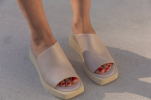 NAKED FEET - INFINITY in ROSETTE Wedge Sandals