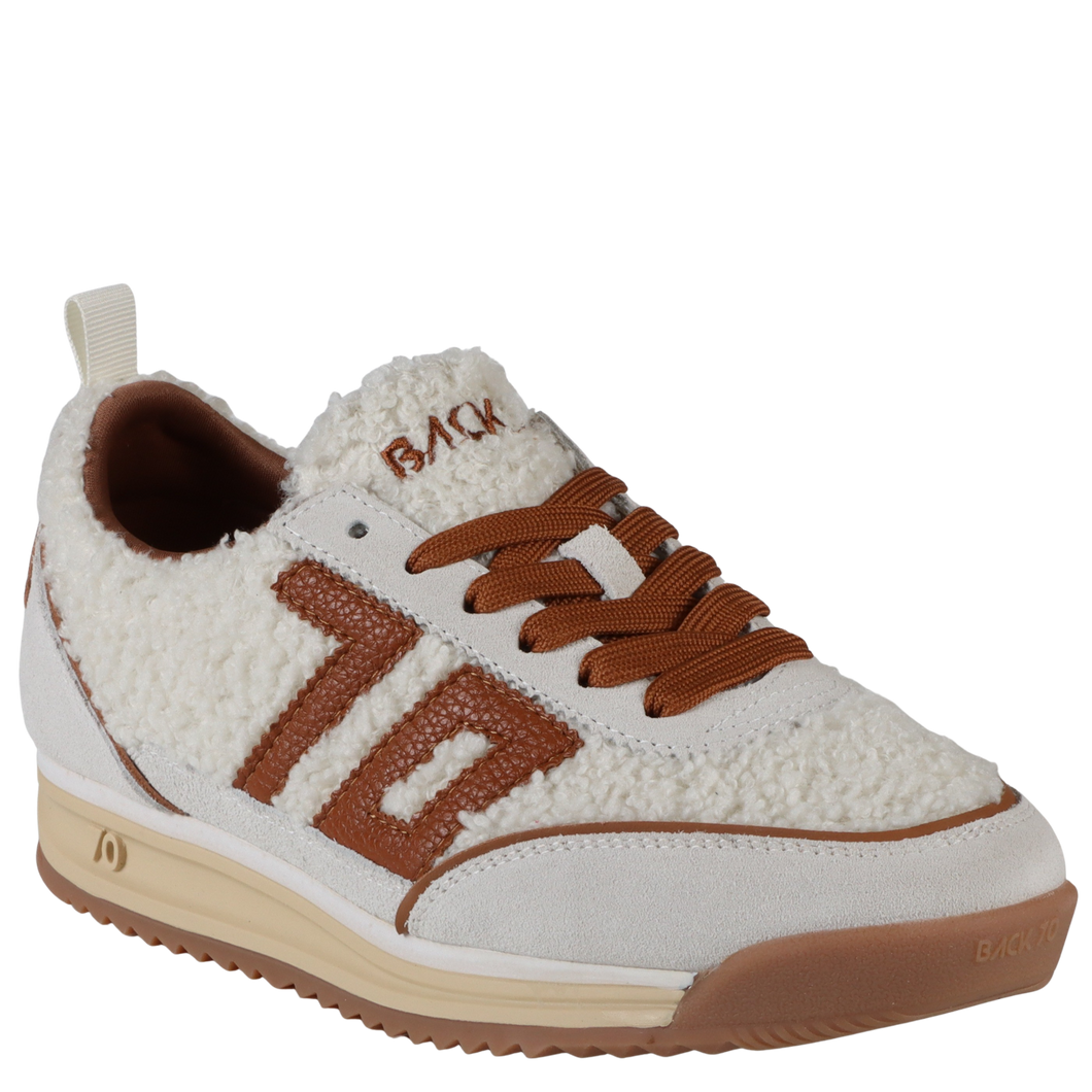 BACK 70 - JOGGER FT in MILK ICE CUOIO Sneakers